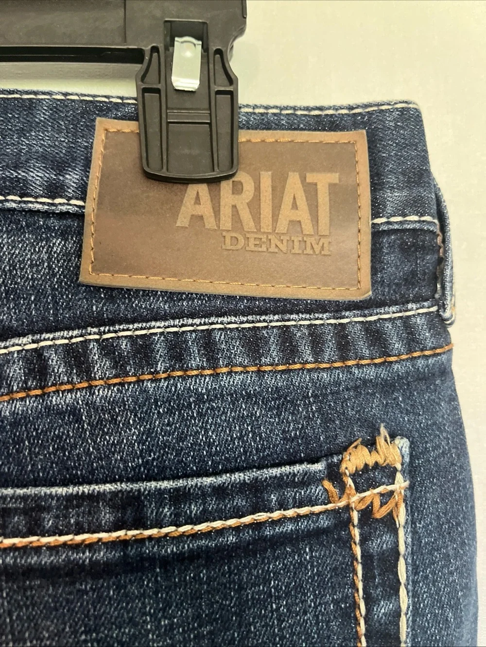Ariat Men's Dark Blue Straight Jeans